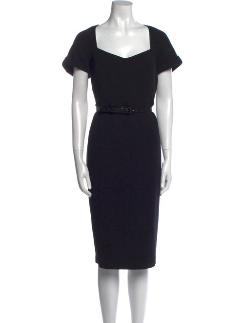 Lafayette 148 Virgin Wool Midi Length Dress