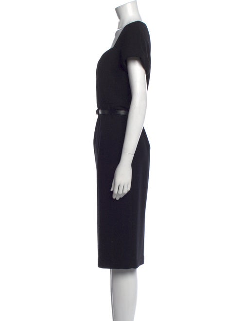 Lafayette 148 Virgin Wool Midi Length Dress