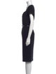 Lafayette 148 Virgin Wool Midi Length Dress