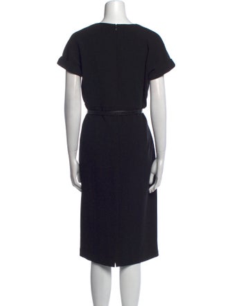 Lafayette 148 Virgin Wool Midi Length Dress