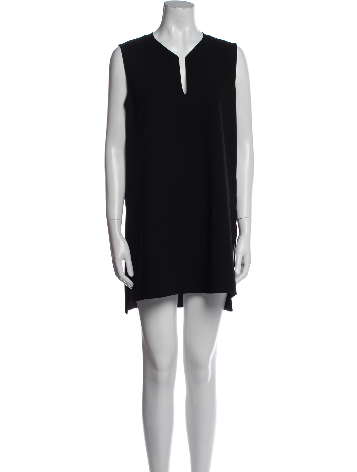 Lafayette 148 V-Neck Mini Dress