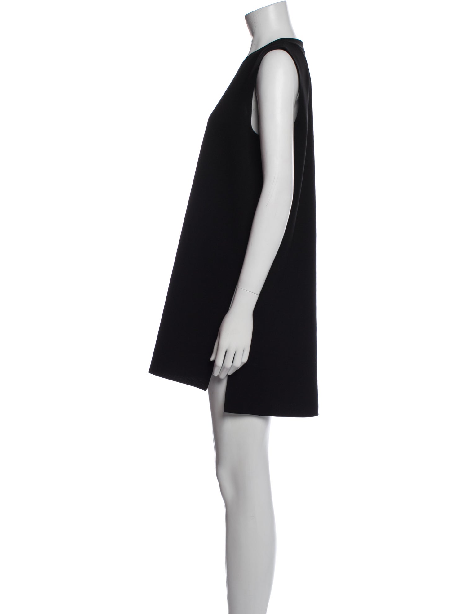 Lafayette 148 V-Neck Mini Dress