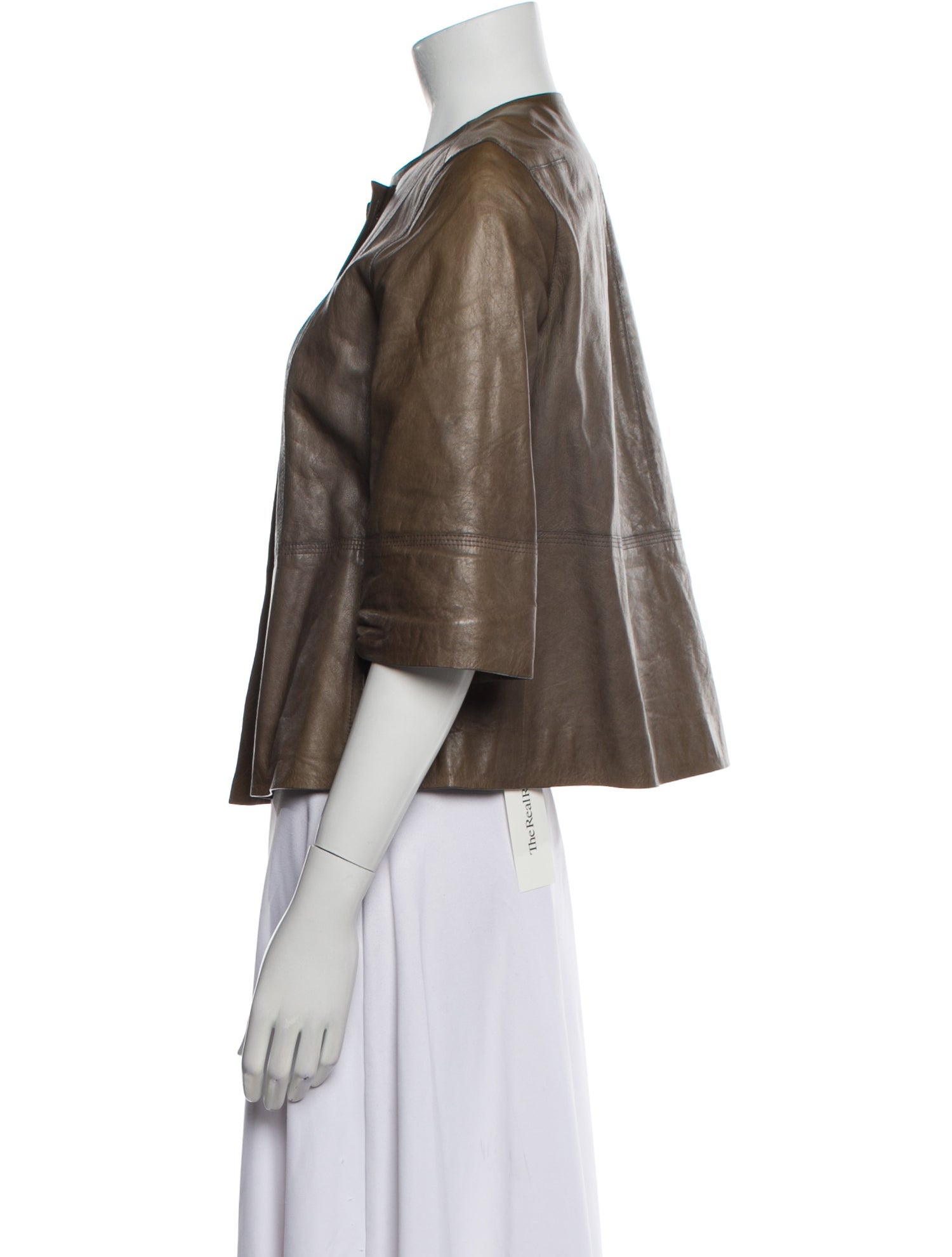 Lafayette 148 Leather Evening Jacket
