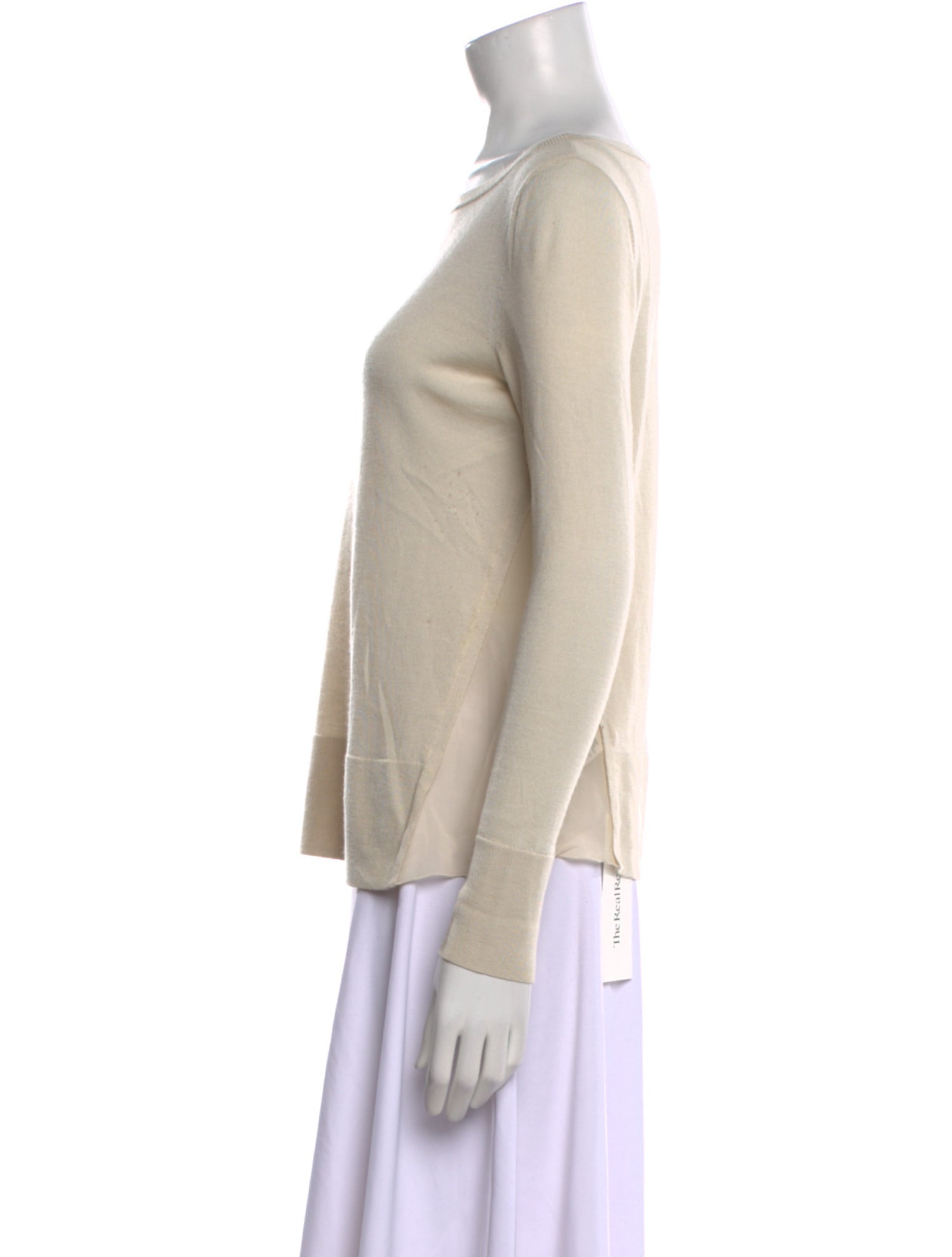 Lafayette 148 Cashmere Bateau Neckline Sweater