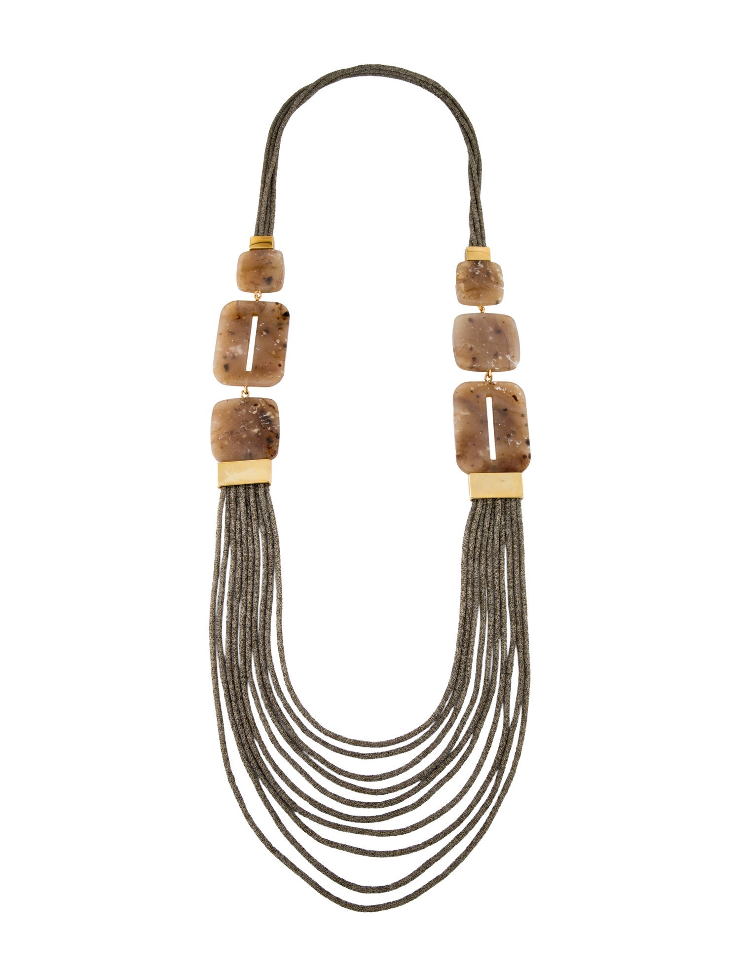 Lafayette 148 Block Multi-Strand Necklace