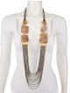 Lafayette 148 Block Multi-Strand Necklace