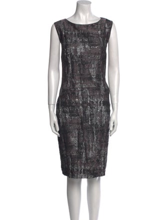 Lafayette 148 Printed Midi Length Dress