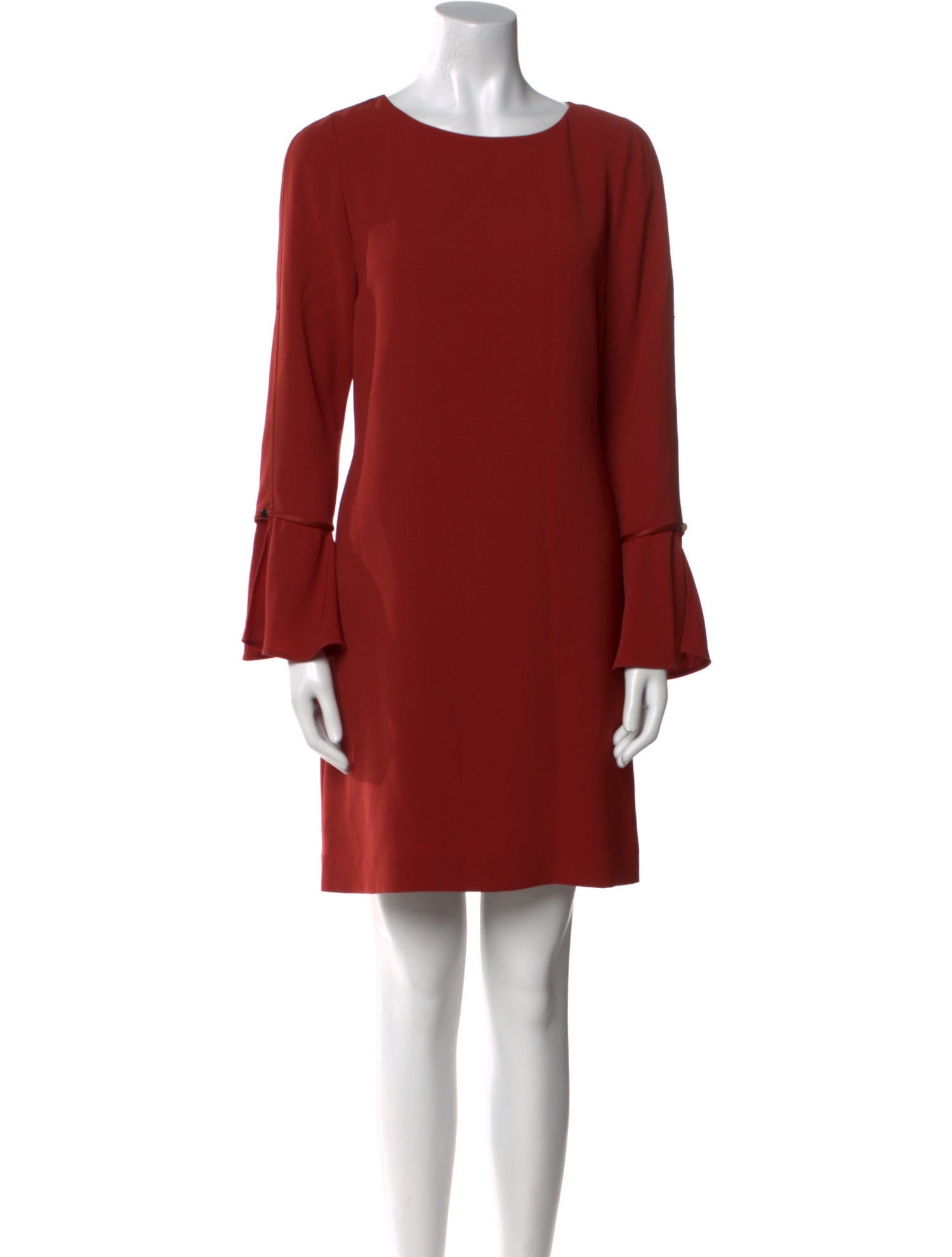 Lafayette 148 Bateau Neckline Mini Dress