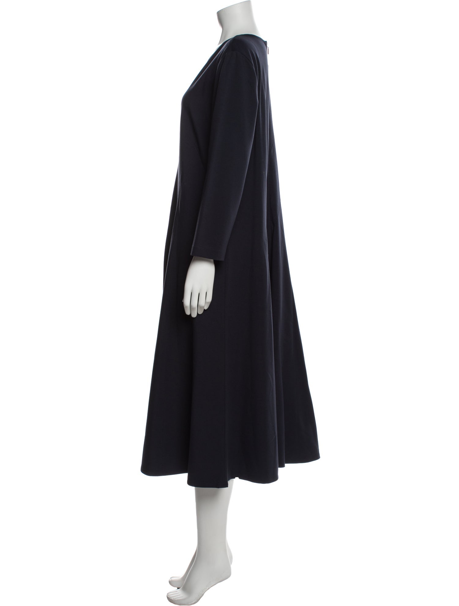 Lafayette 148 Scoop Neck Midi Length Dress