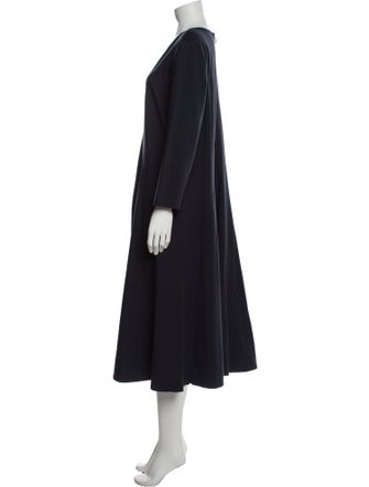 Lafayette 148 Scoop Neck Midi Length Dress