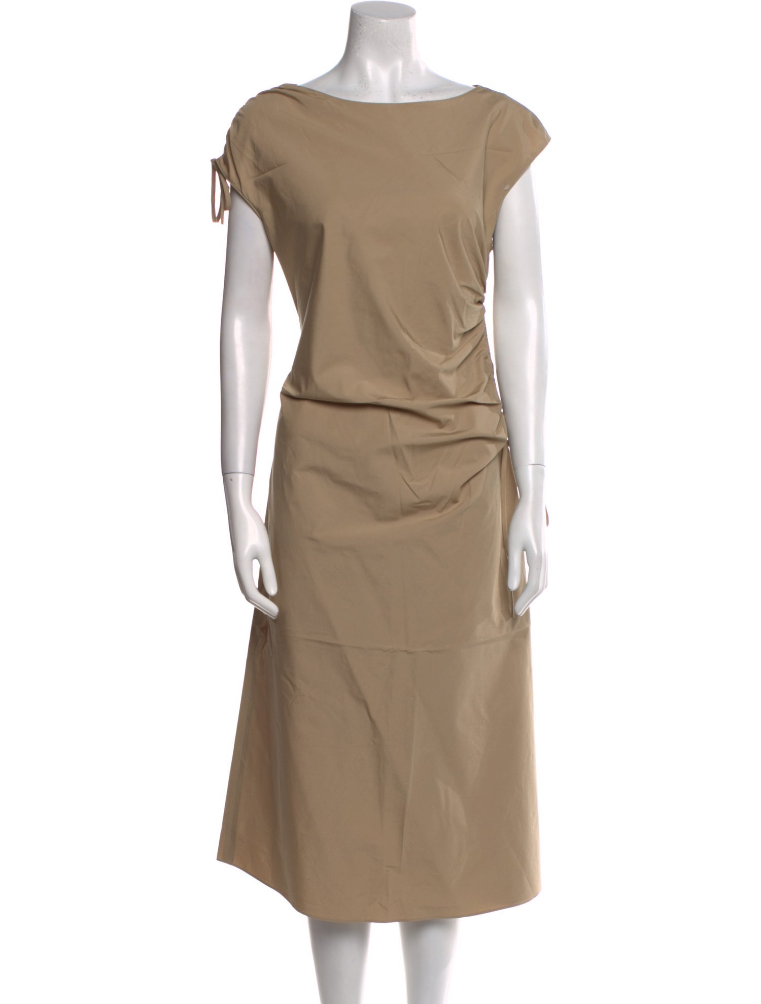 Lafayette 148 Bateau Neckline Midi Length Dress