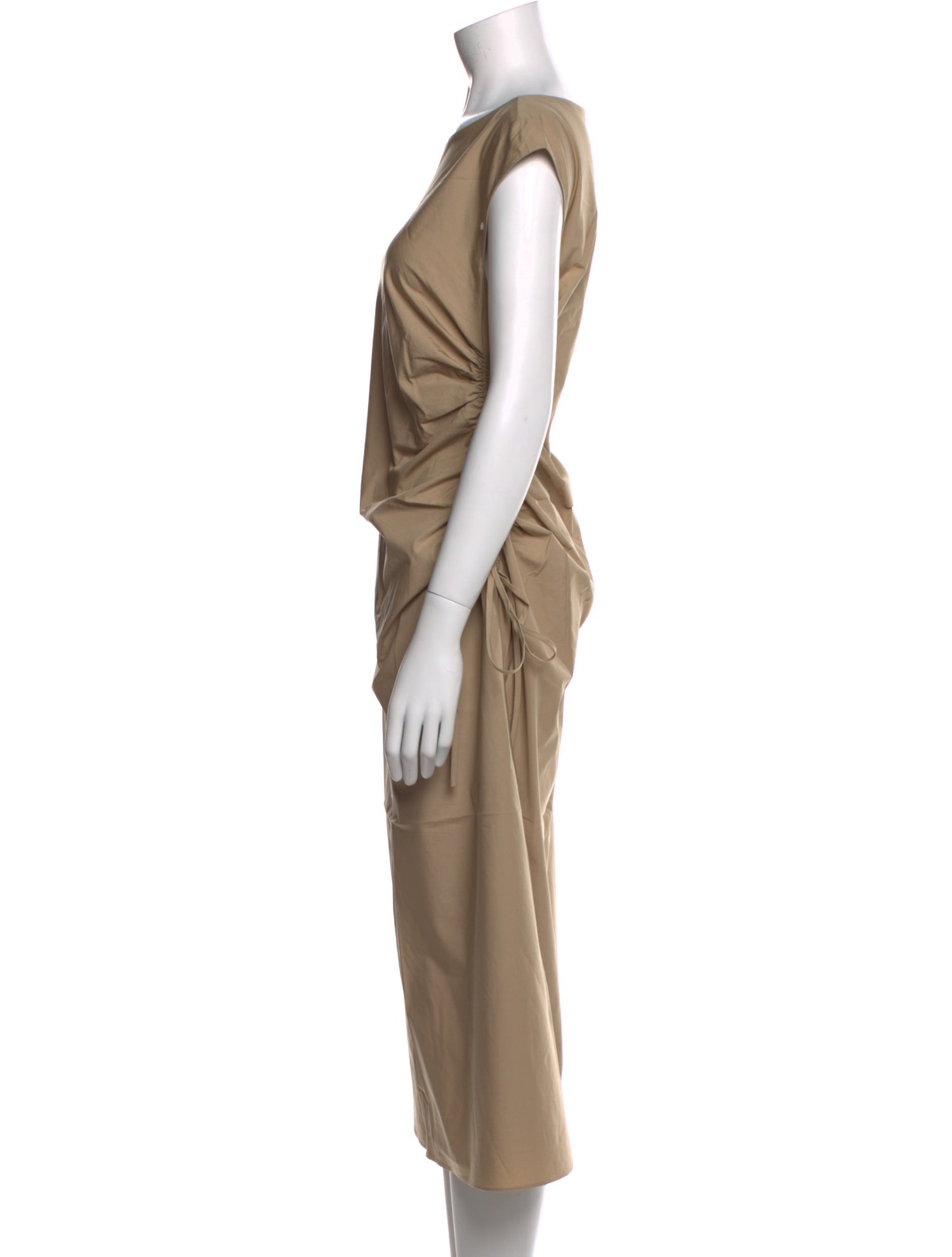 Lafayette 148 Bateau Neckline Midi Length Dress