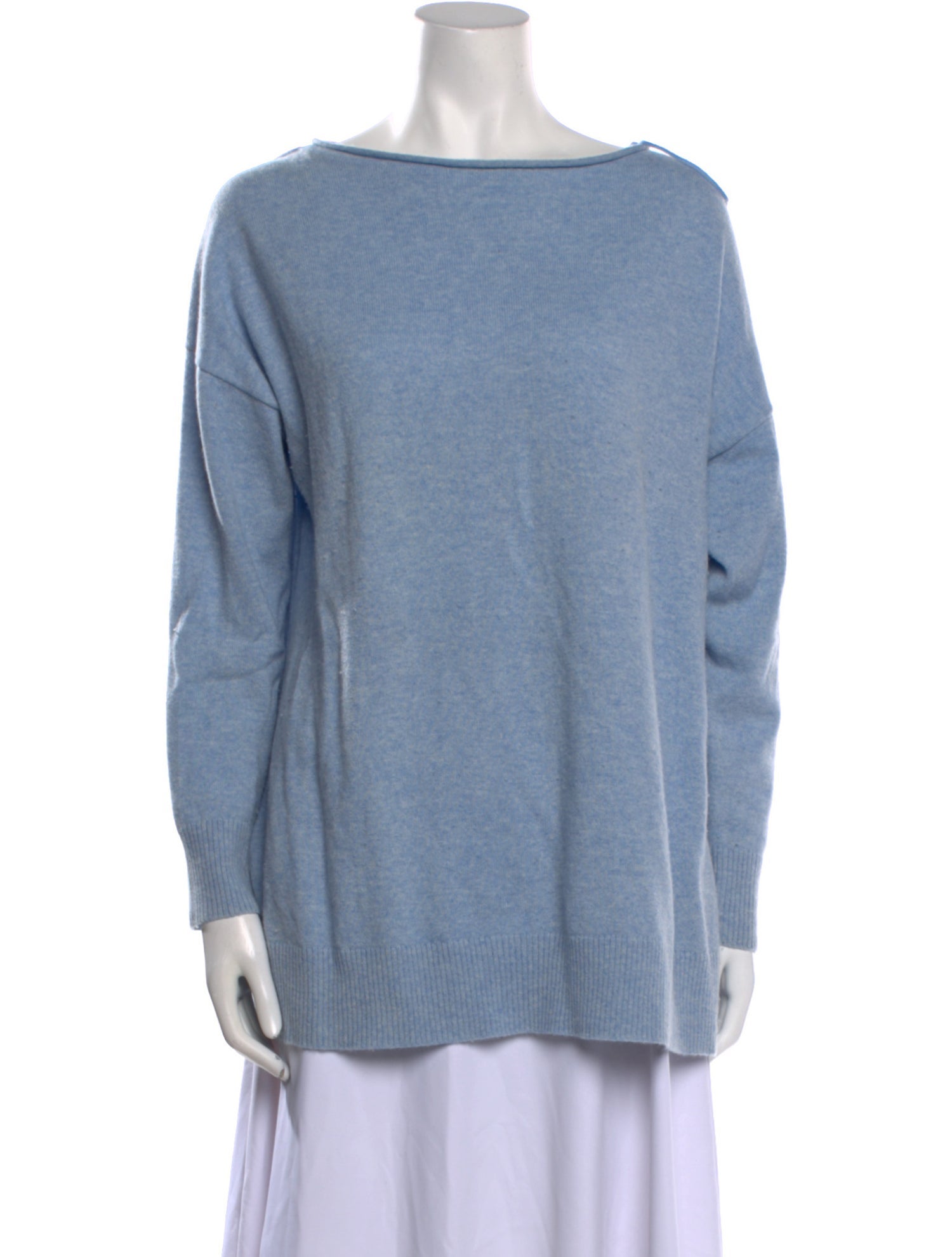 Lafayette 148 Cashmere Bateau Neckline Sweater