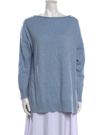 Lafayette 148 Cashmere Bateau Neckline Sweater