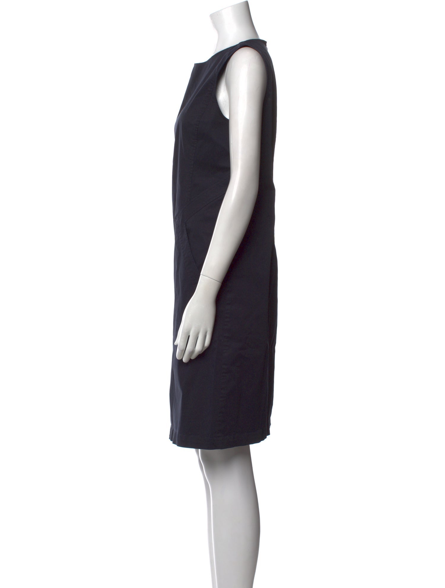 Lafayette 148 Bateau Neckline Knee-Length Dress
