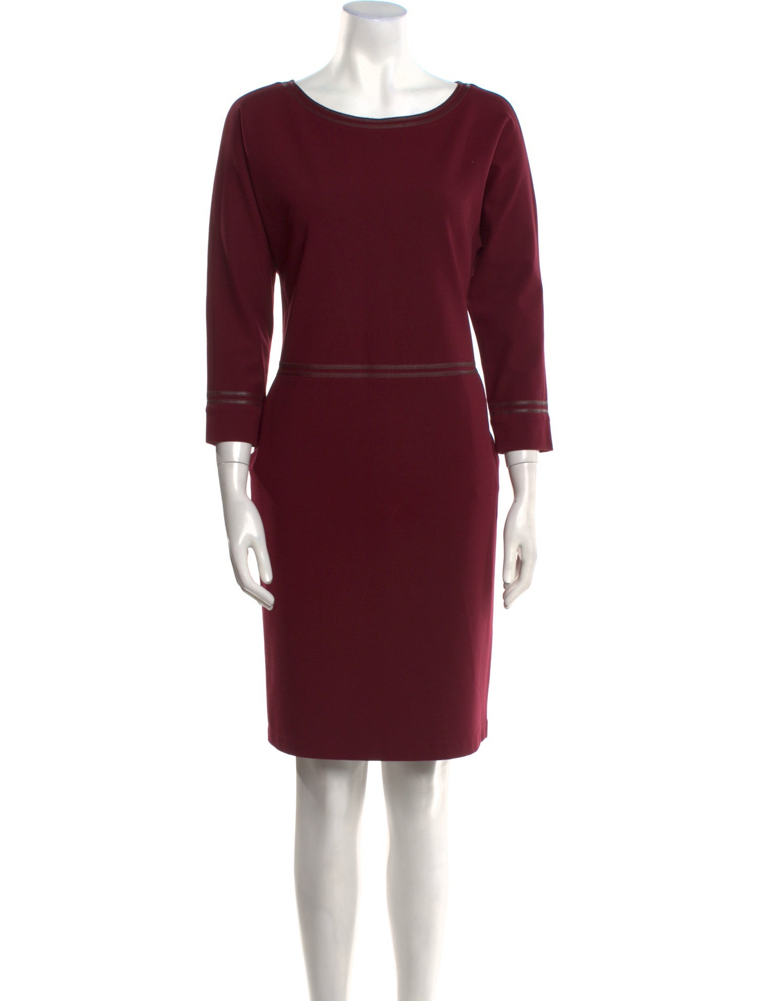 Lafayette 148 Scoop Neck Knee-Length Dress