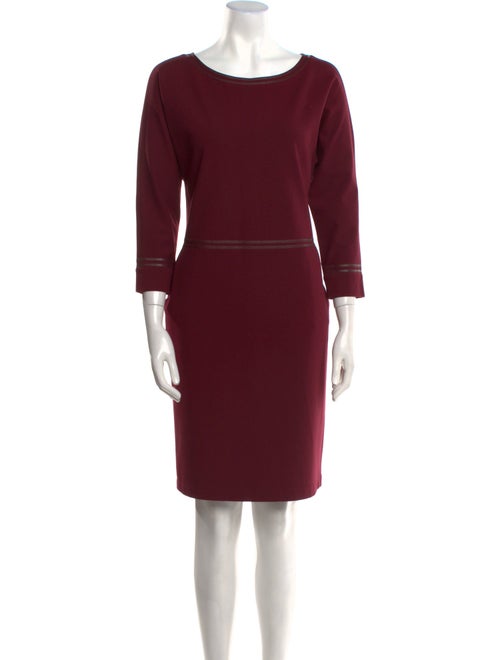 Lafayette 148 Scoop Neck Knee-Length Dress
