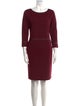 Lafayette 148 Scoop Neck Knee-Length Dress