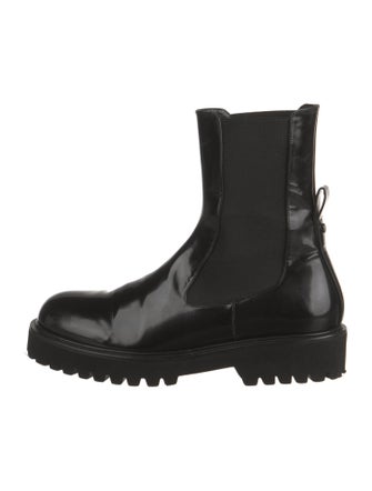 Lafayette 148 Patent Leather Chelsea Boots