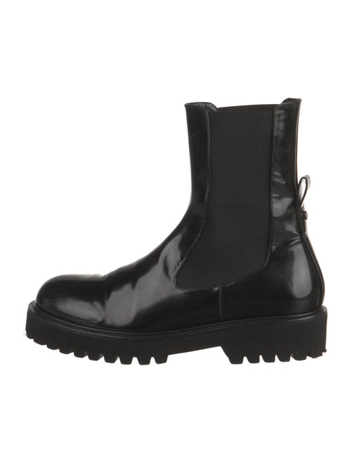 Lafayette 148 Patent Leather Chelsea Boots