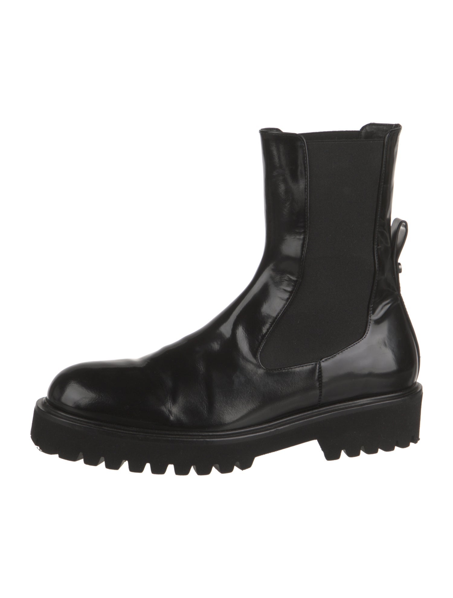 Lafayette 148 Patent Leather Chelsea Boots