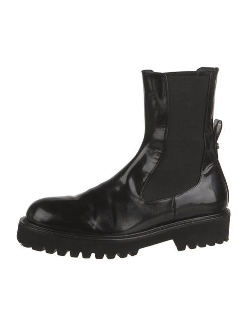 Lafayette 148 Patent Leather Chelsea Boots