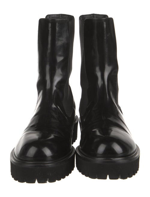 Lafayette 148 Patent Leather Chelsea Boots