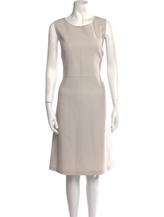 Lafayette 148 Virgin Wool Midi Length Dress