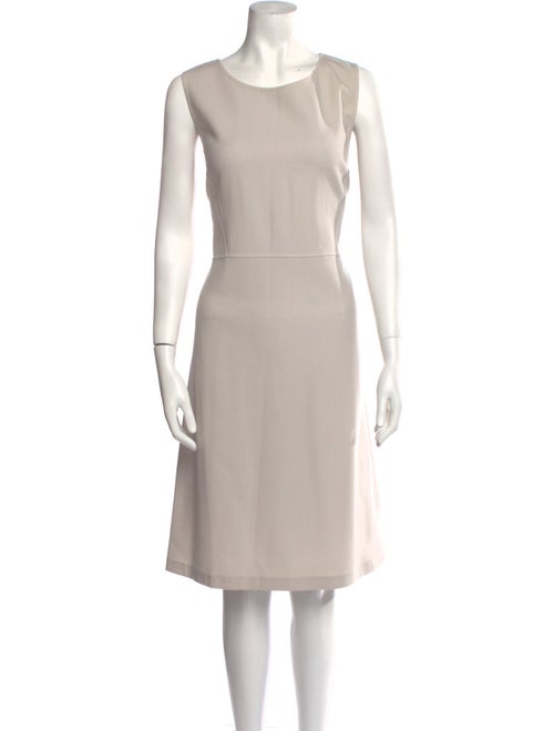 Lafayette 148 Virgin Wool Midi Length Dress