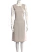 Lafayette 148 Virgin Wool Midi Length Dress