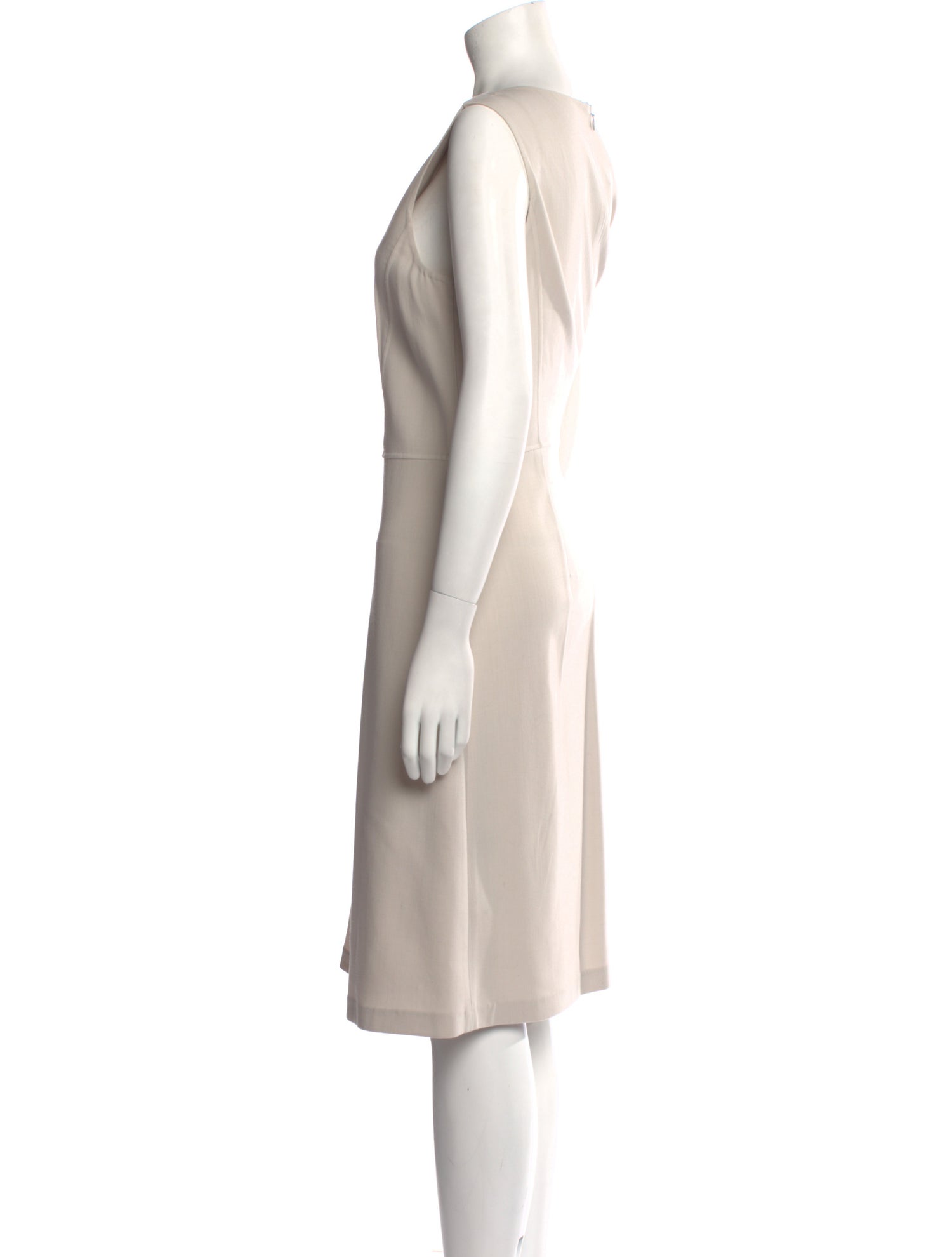 Lafayette 148 Virgin Wool Midi Length Dress