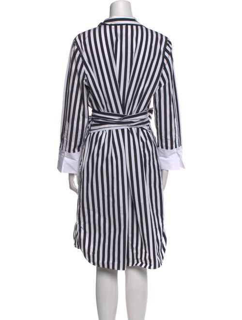 Lafayette 148 Striped Midi Length Dress