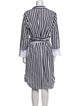 Lafayette 148 Striped Midi Length Dress