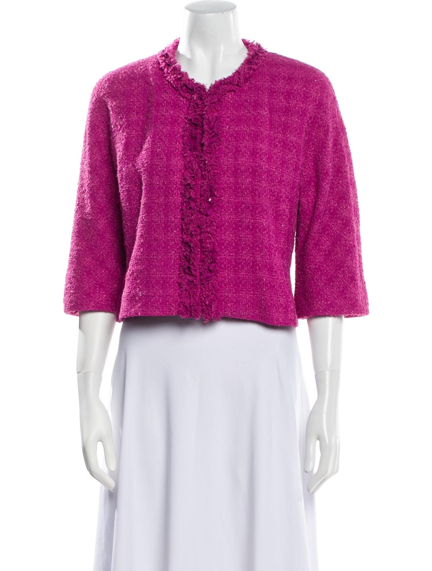 Lafayette 148 Tweed Pattern Evening Jacket