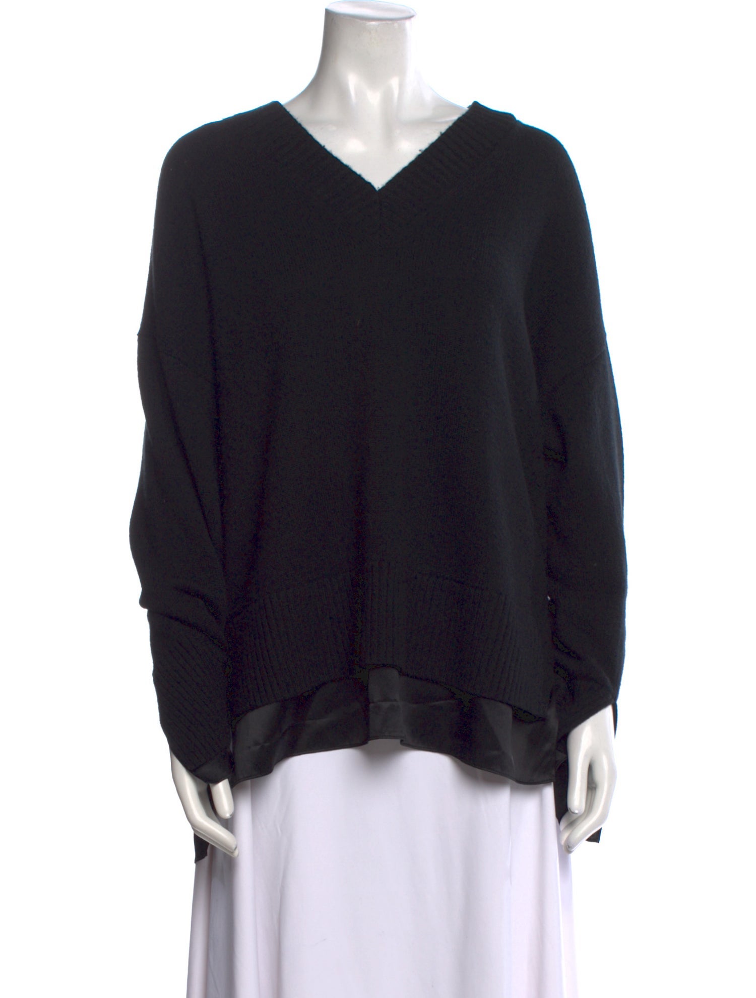 Lafayette 148 Cashmere V-Neck Sweater