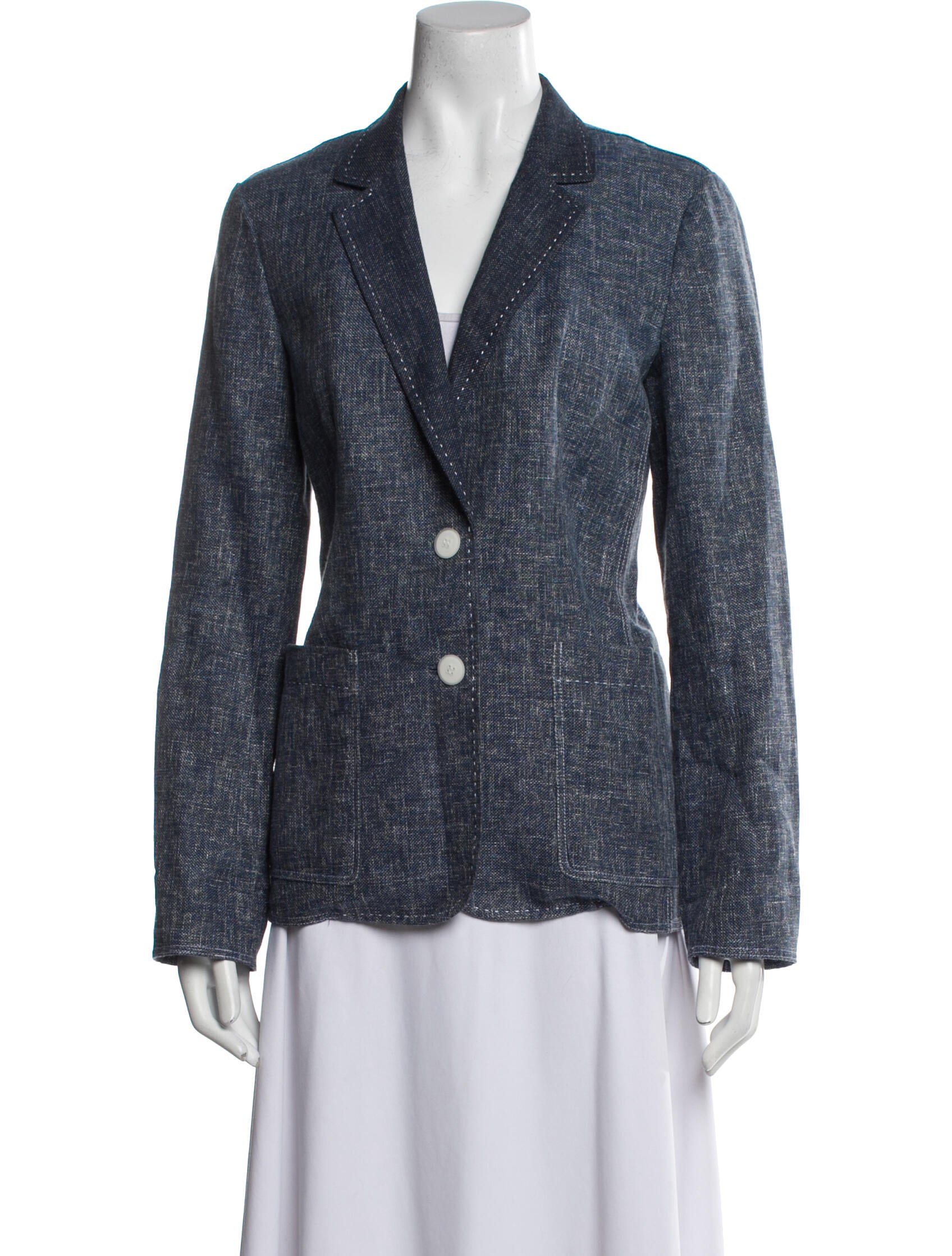 Lafayette 148 Tweed Pattern Blazer