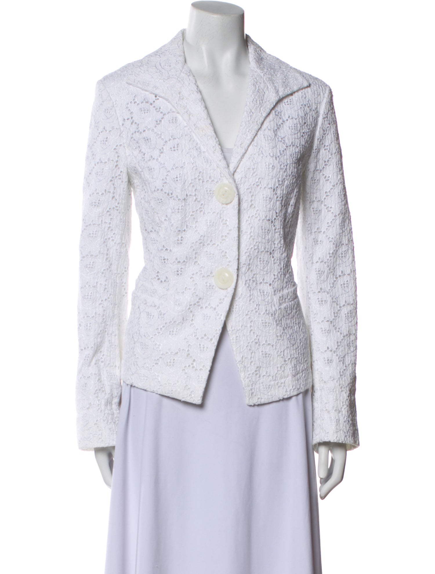 Lafayette 148 Tweed Pattern Blazer