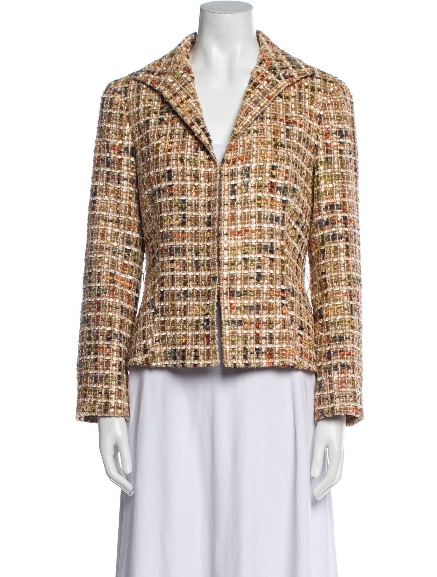 Lafayette 148 Tweed Pattern Blazer