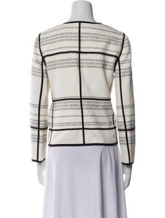 Lafayette 148 Striped Evening Jacket