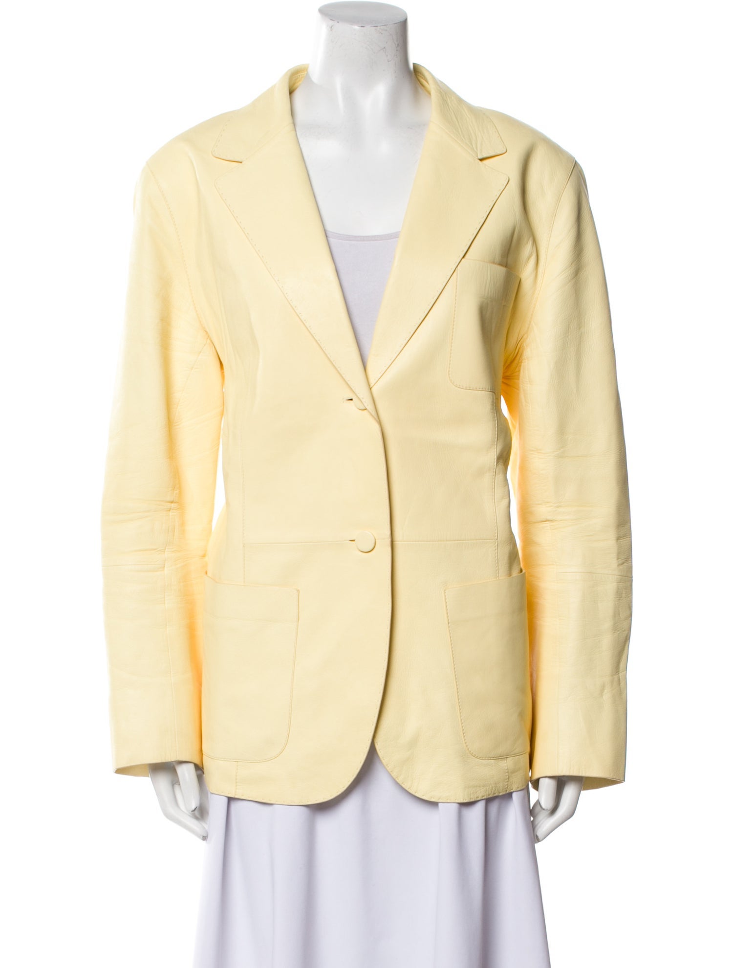 Lafayette 148 Lambskin Blazer