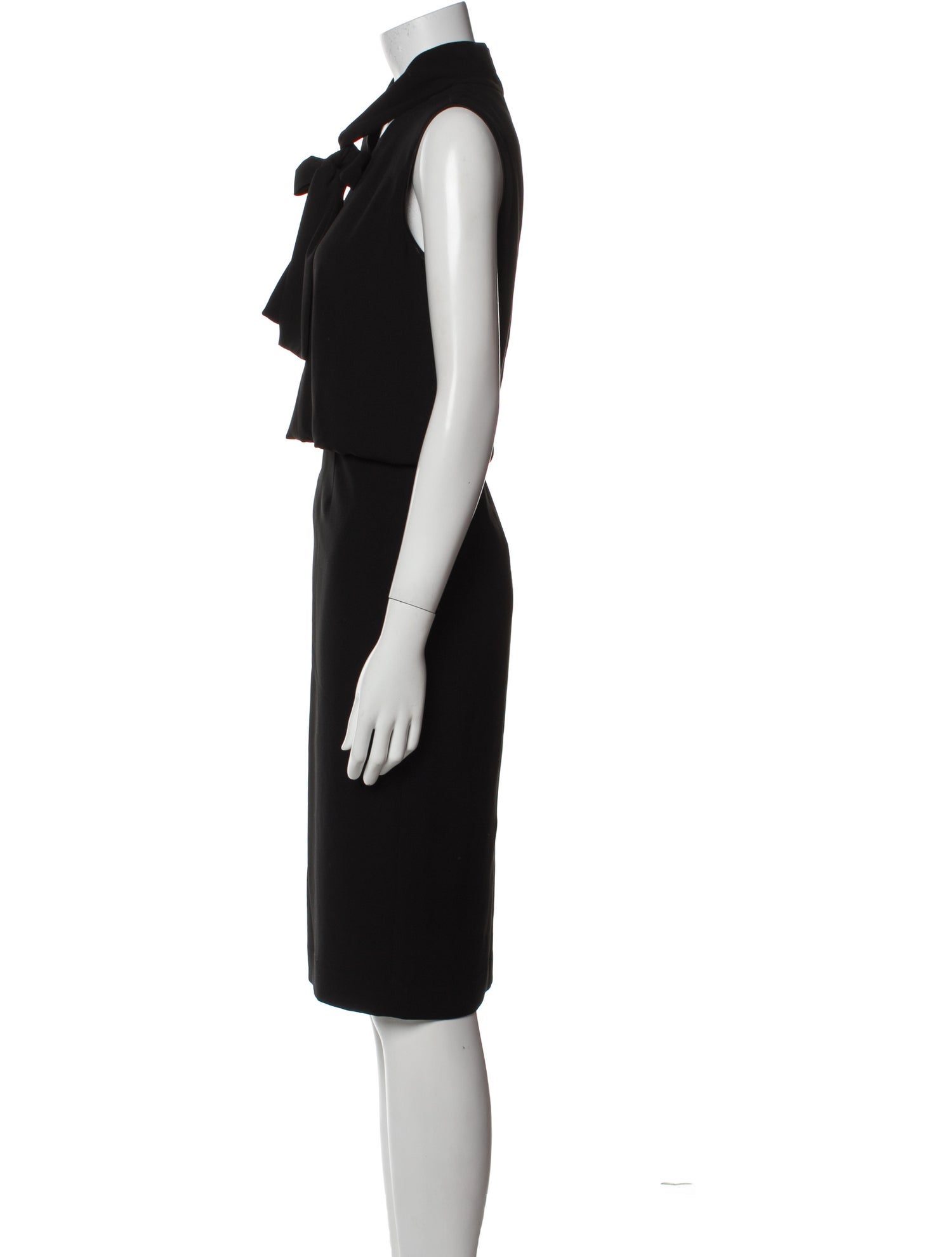 Lafayette 148 Mock Neck Knee-Length Dress
