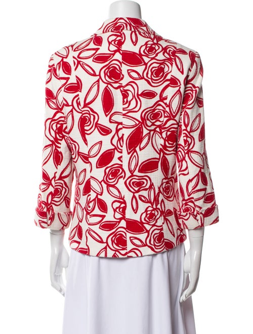 Lafayette 148 Floral Print Blazer