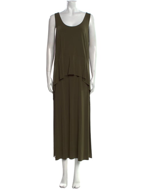 Lafayette 148 Scoop Neck Long Dress