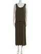 Lafayette 148 Scoop Neck Long Dress