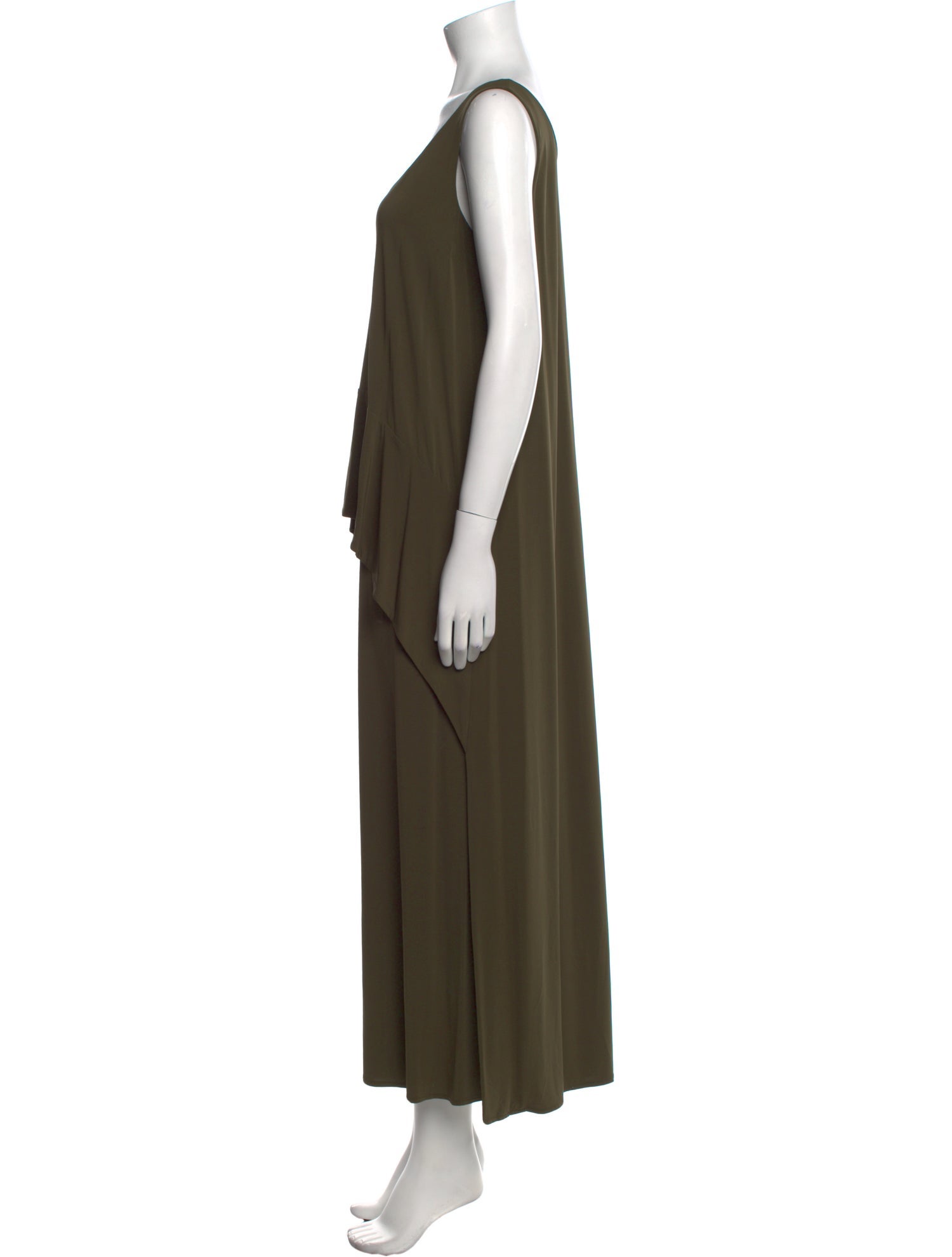 Lafayette 148 Scoop Neck Long Dress