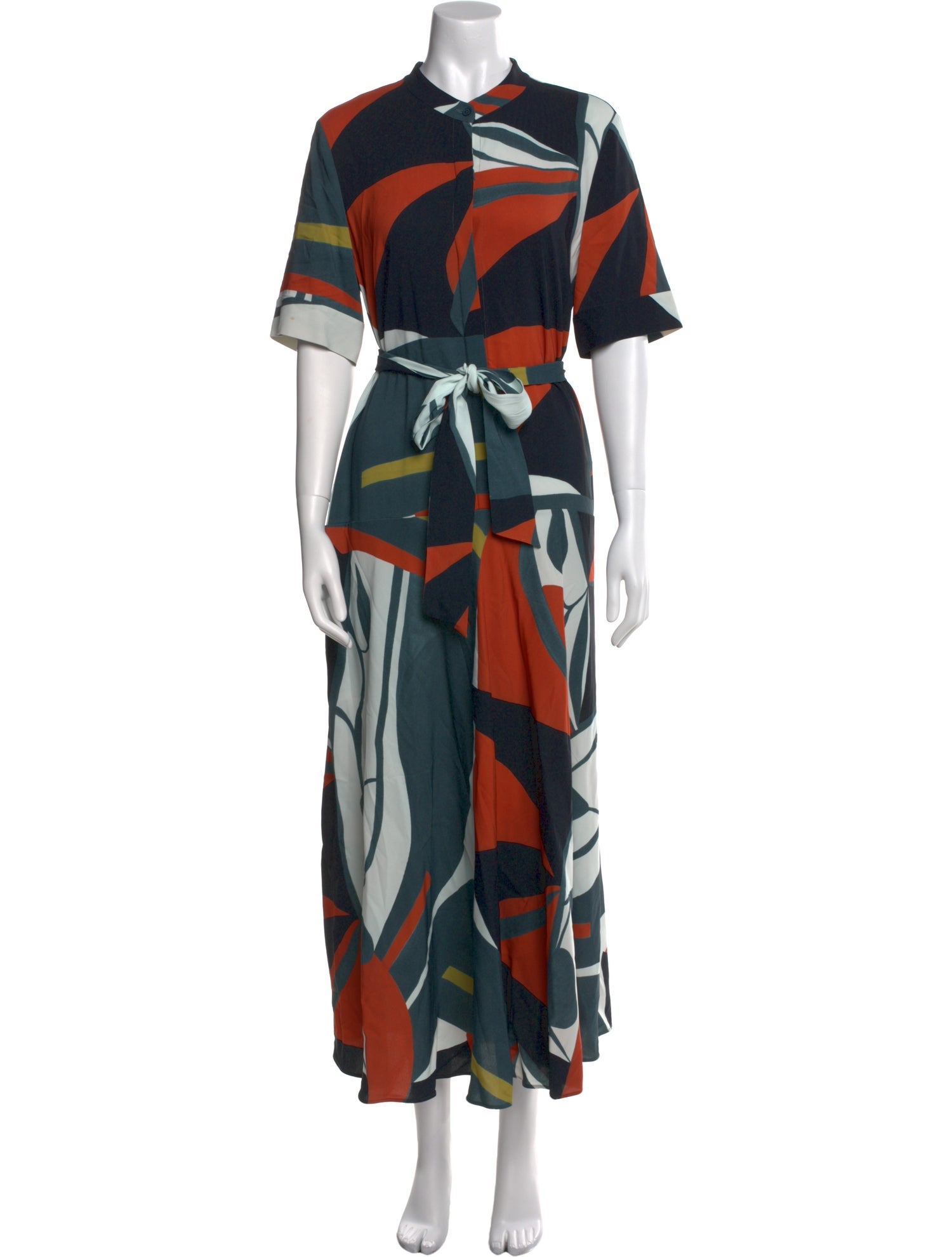 Lafayette 148 Printed Long Dress