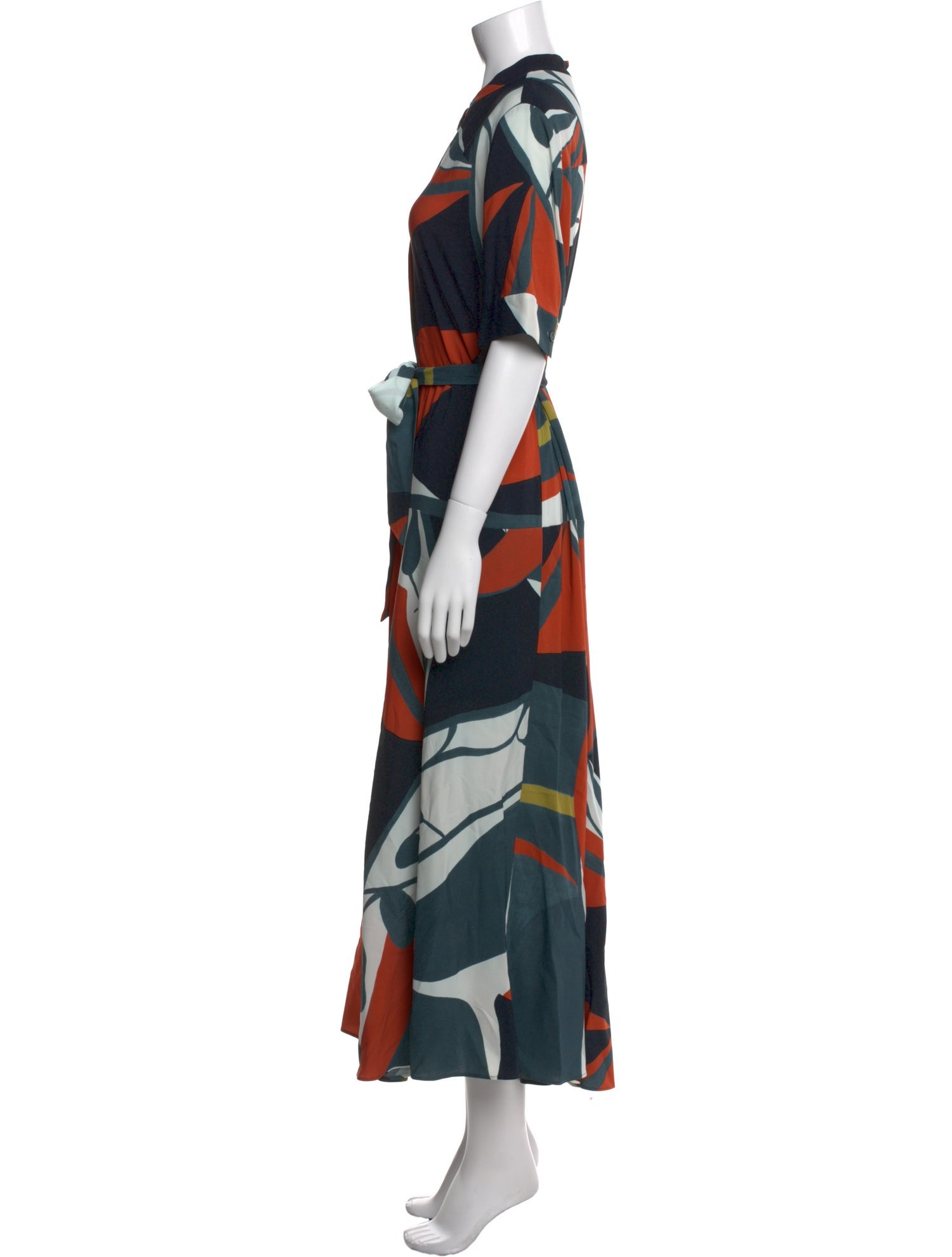 Lafayette 148 Printed Long Dress