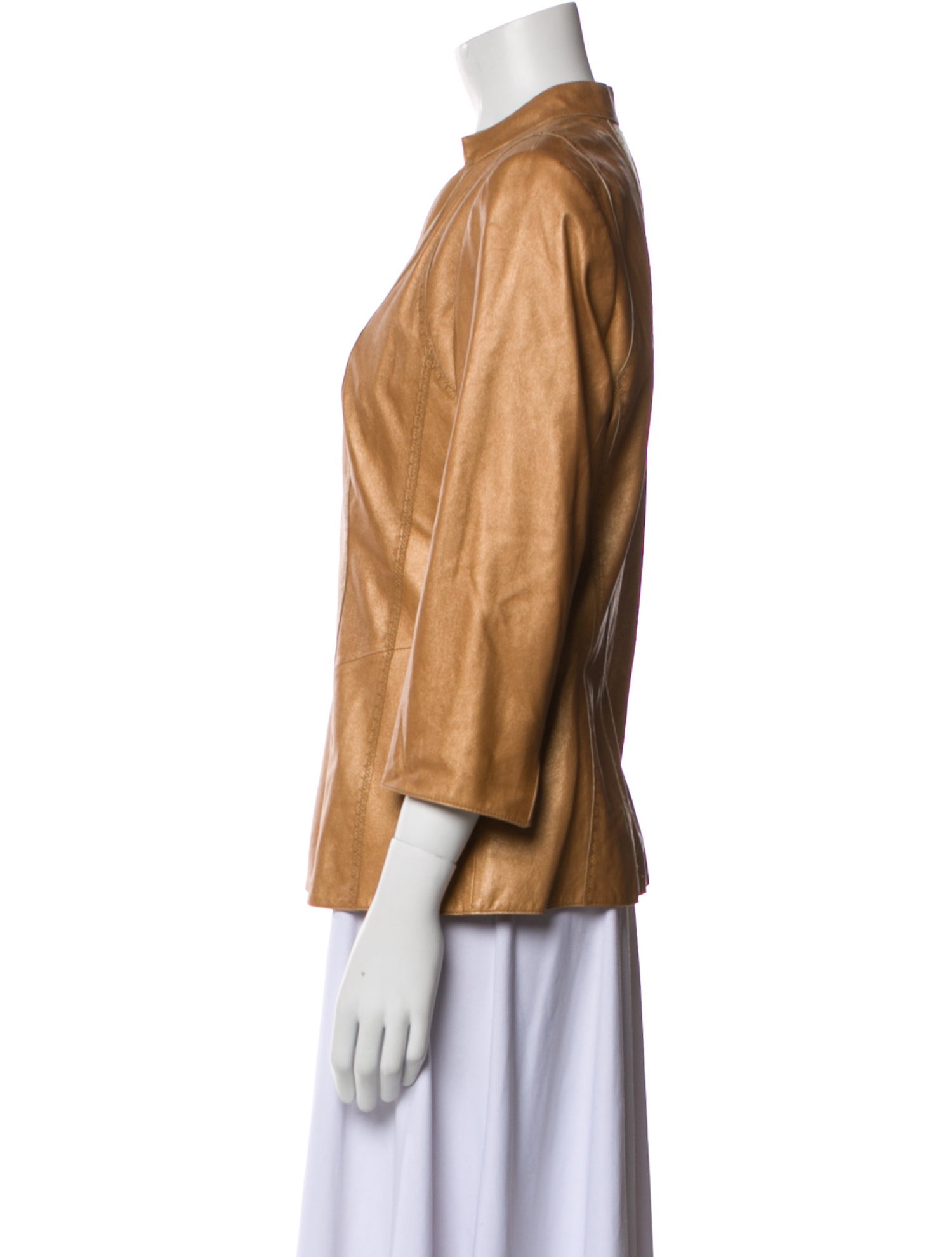 Lafayette 148 Leather Evening Jacket
