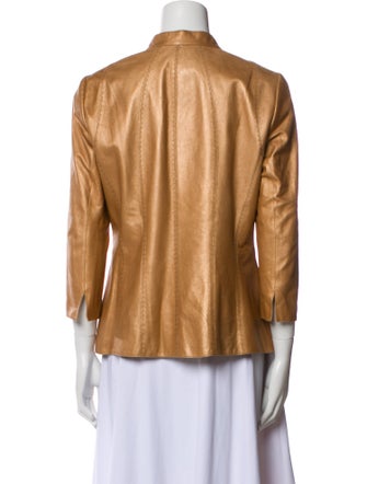 Lafayette 148 Leather Evening Jacket