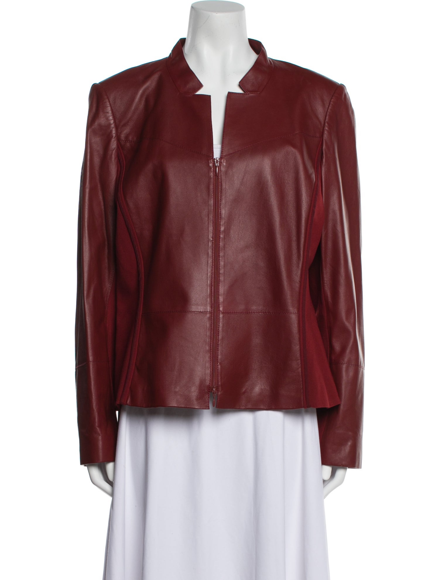 Lafayette 148 Leather Evening Jacket
